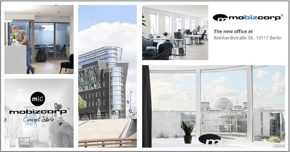 Mobizcorp zieht in neues Büro in Berlin und eröffnet Digital Concept Store