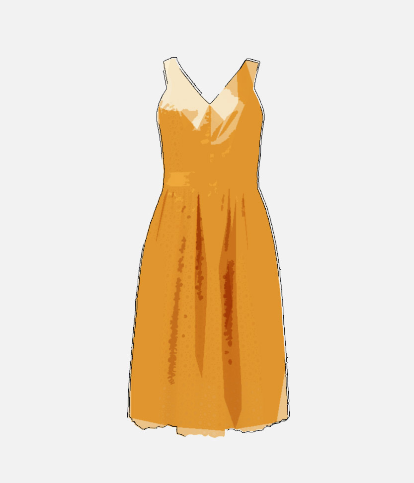 mobizcorp_ecommerce_anne klein_mustard dress
