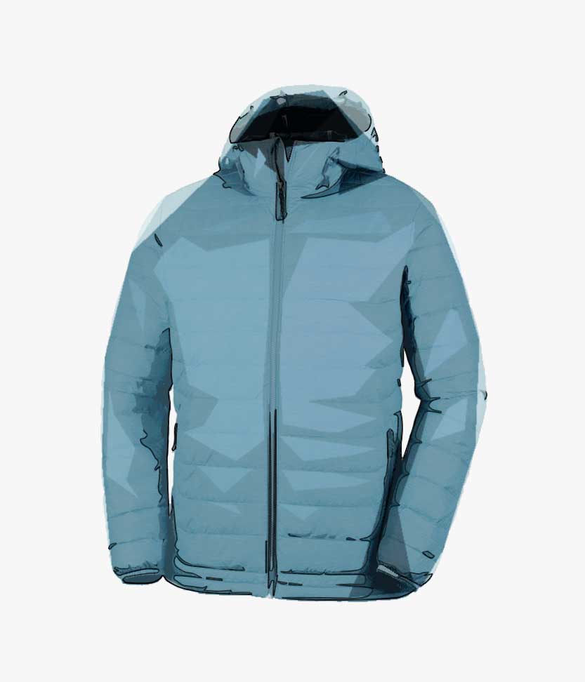 mobizcorp_ecommerce_columbia_pale blue hooded jacket for hiking