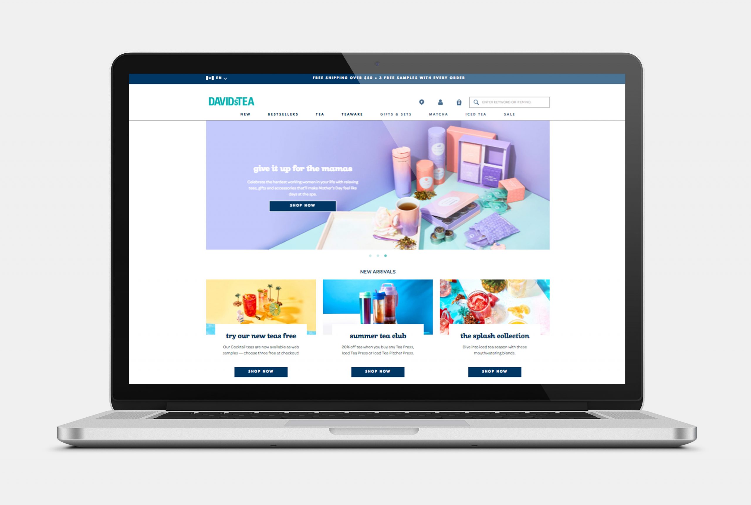 Mobizcorp realisiert neuen Online-Shop von DAVIDsTEA