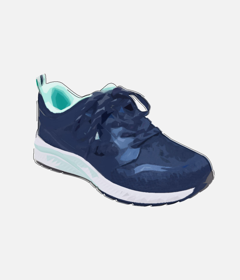 mobizcorp_ecommerce_easy spirit_blue and white sports shoe for women